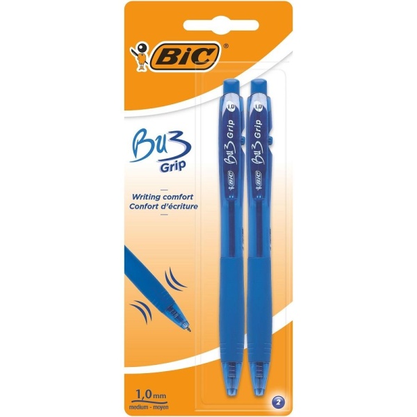 Bic Pix Bu3 Grip Albastru 2 Bucati 32019687